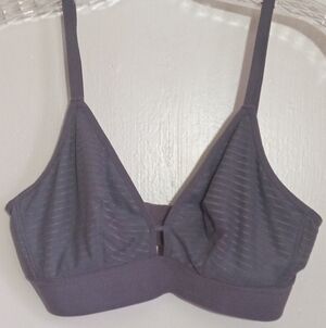 All You Lively gray mesh bralette women's size 1